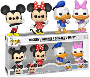اسباب بازی اکشن فیگور اسپشیال چهار تایی 9 سانتی فانکو پاپ میکی و دوستانش مدل Funko POP - Disney - Mickey - Minnie - Donald - Daisy - Exclusive_ اسباب بازی اکشن فیگور